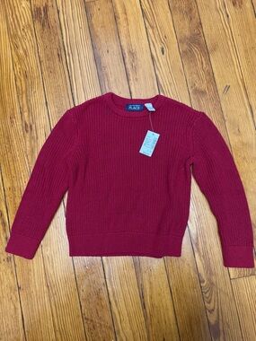 The Children's Place Red Knit Crewneck Sweater - 5T